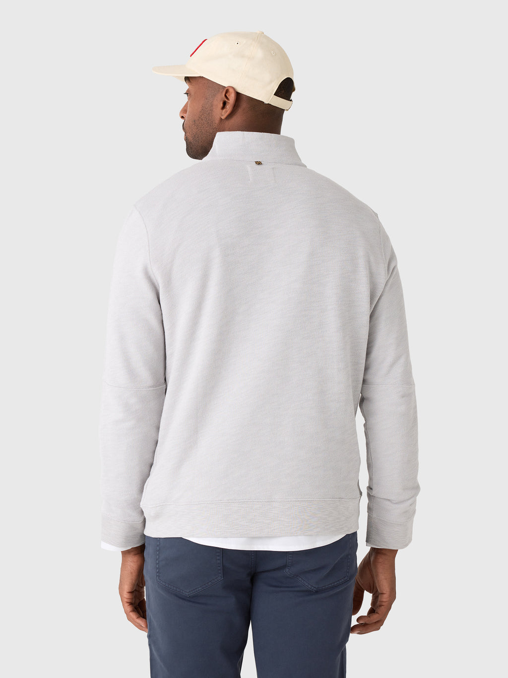 Billy Reid Men's French Terry Half-Zip Pullover - Saint Bernard