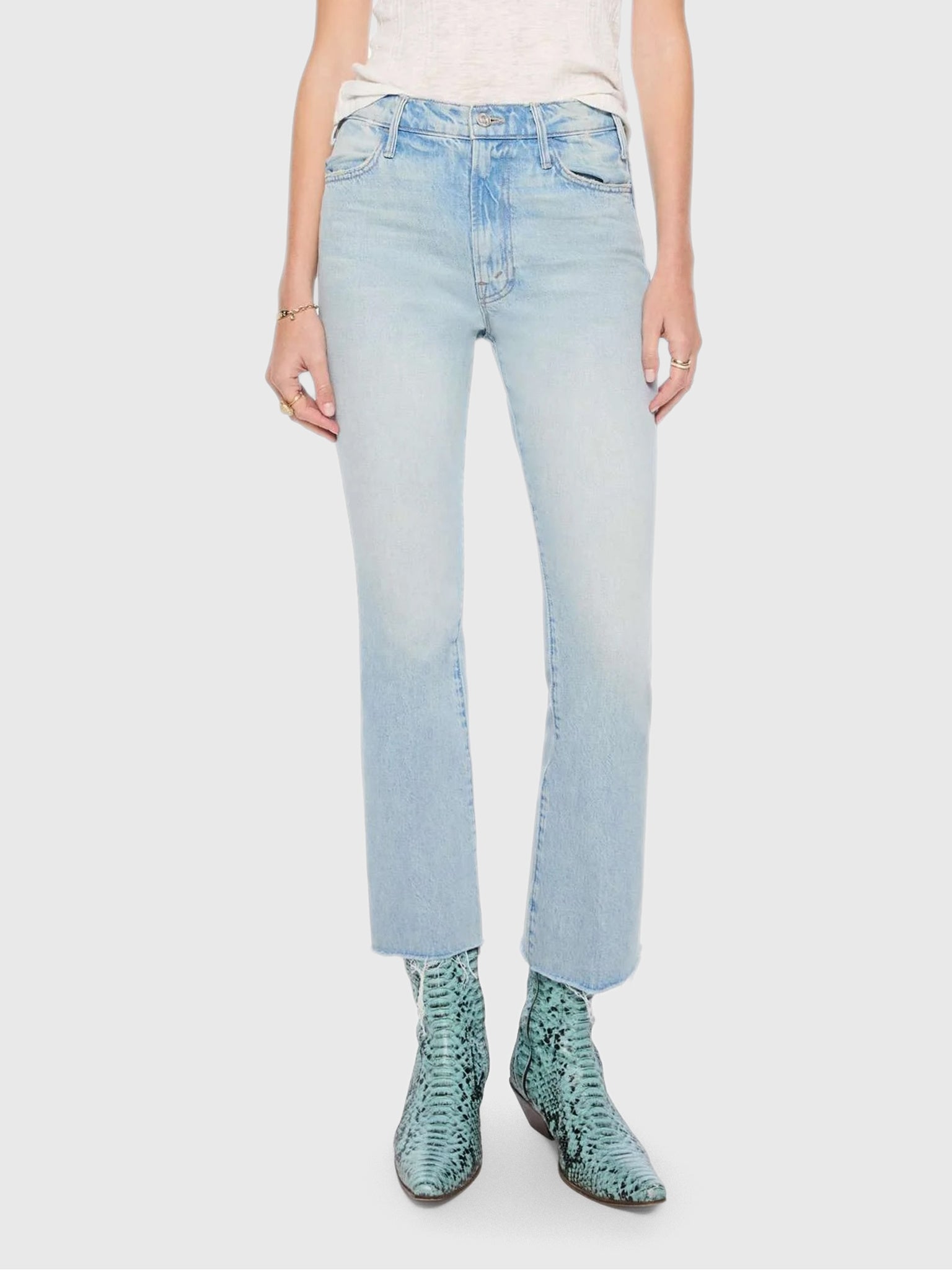 Mother Women's The Hustler Flood Fray Jean