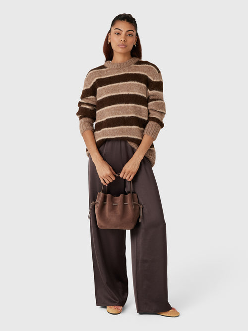 Jenni Kayne Women's Teddy Crewneck Sweater - Saint Bernard