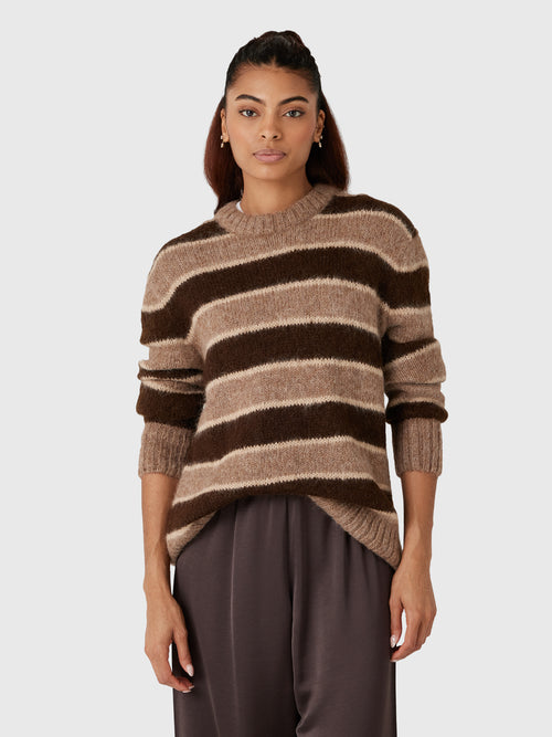 Jenni Kayne Women's Teddy Crewneck Sweater - Saint Bernard