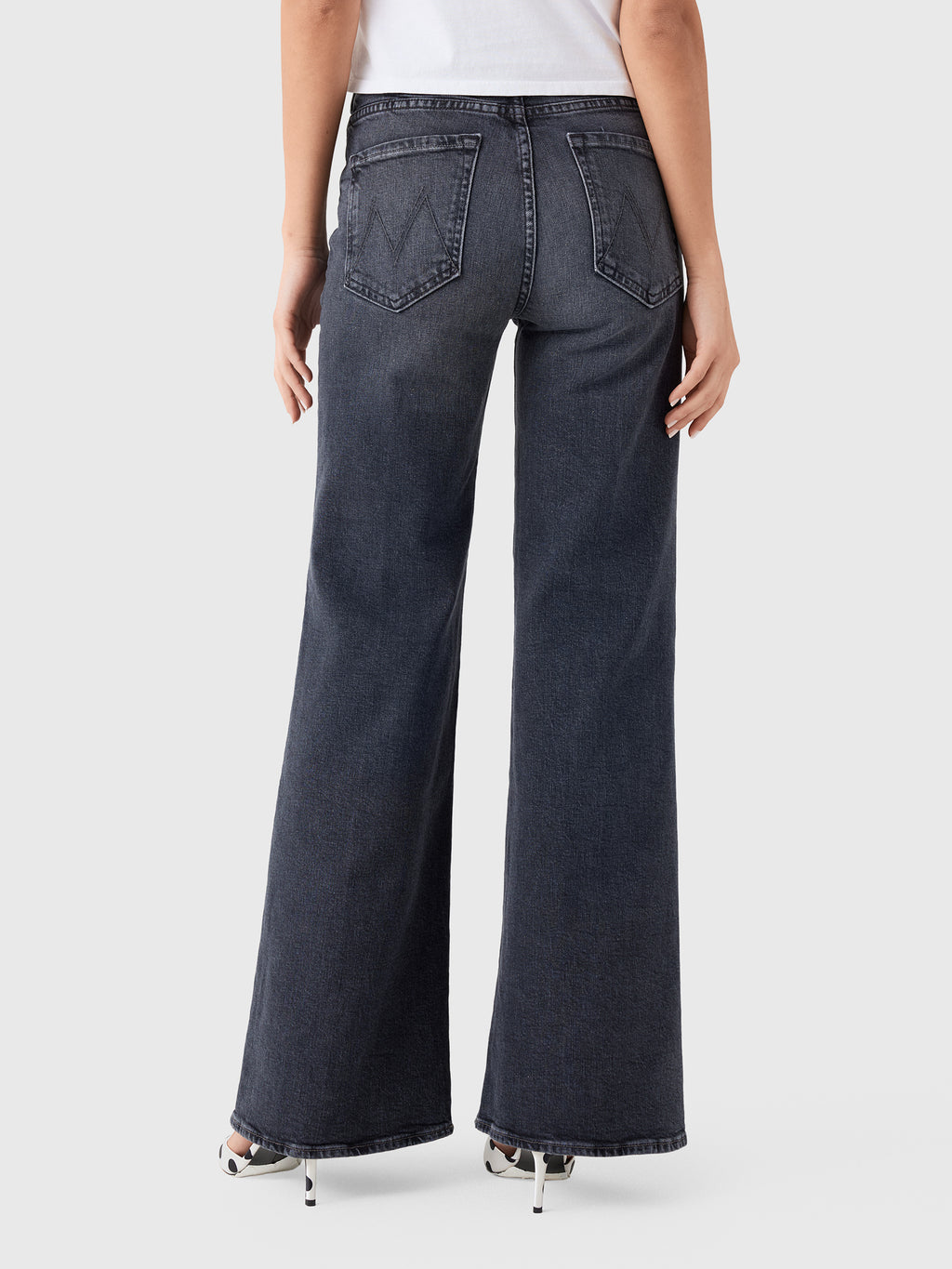 Mother Women's The Hustler Roller Sneak Jean - Saint Bernard