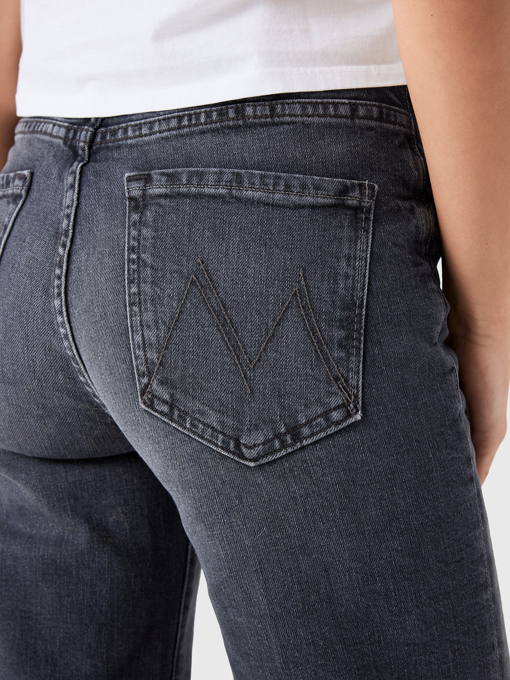 Mother Women's The Hustler Roller Sneak Jean - Saint Bernard