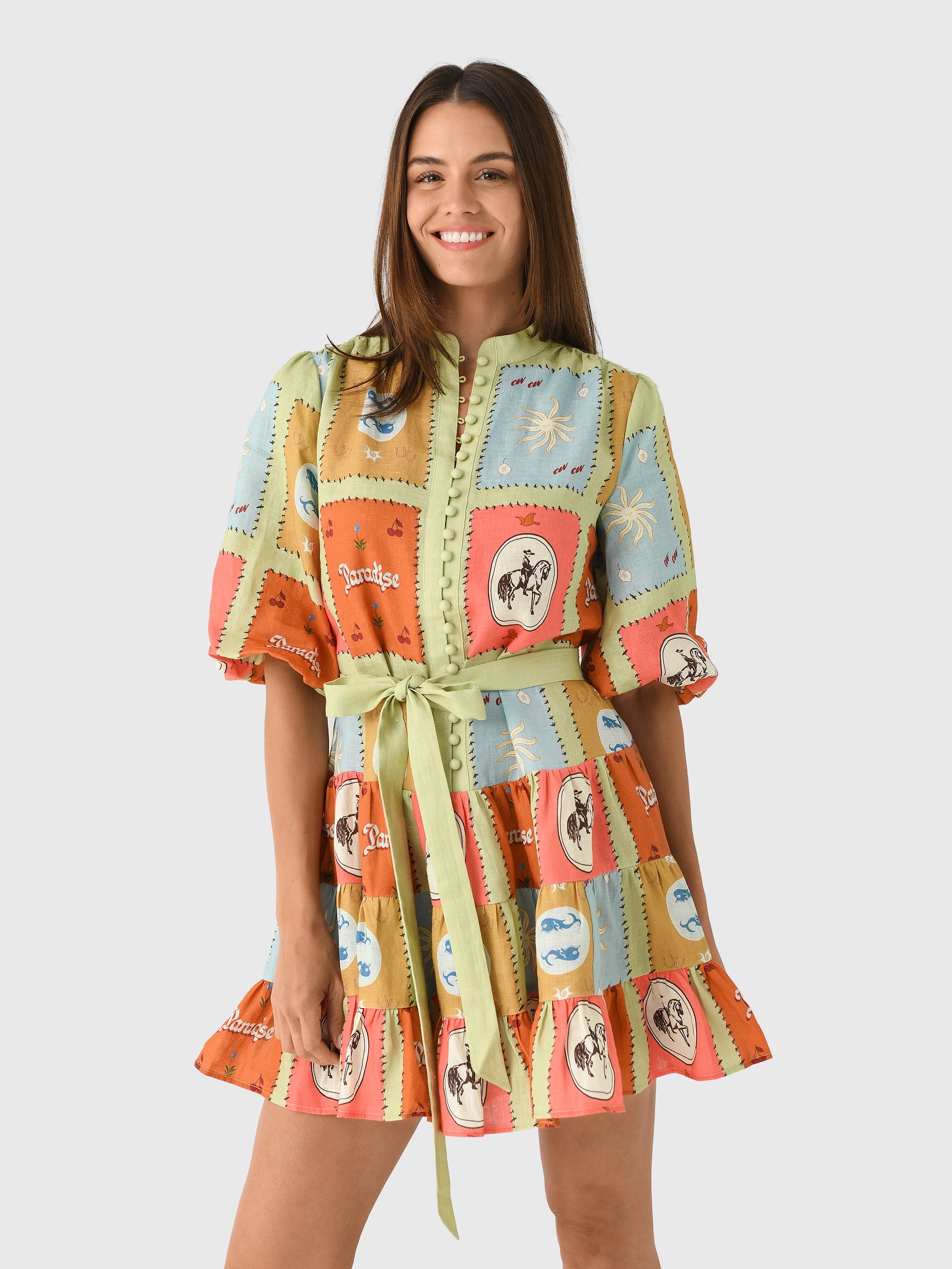 Palm Noosa Women's Ruba Mini Dress - Saint Bernard