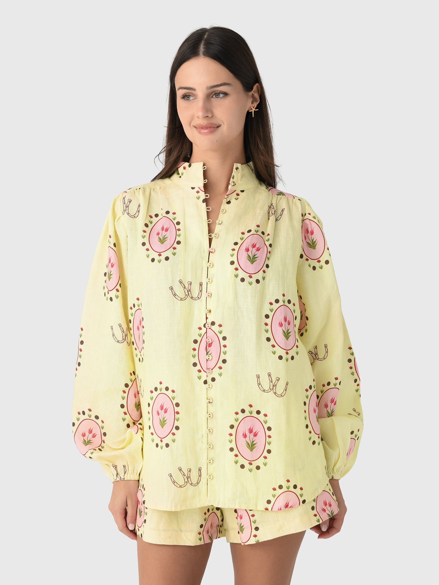 Palm Noosa Women's Bella Blouse - Saint Bernard