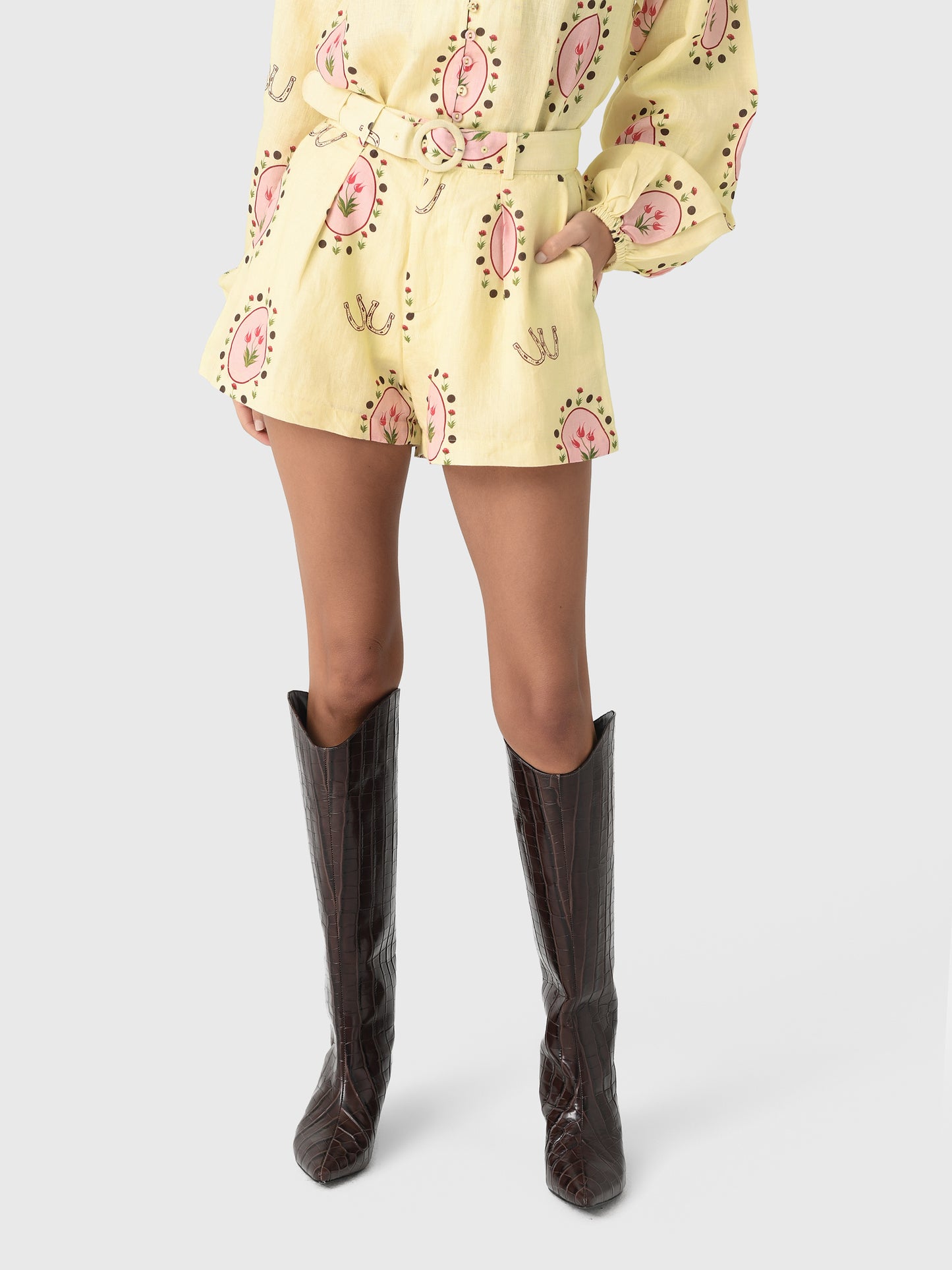 Palm Noosa Women's Porto Short - Saint Bernard