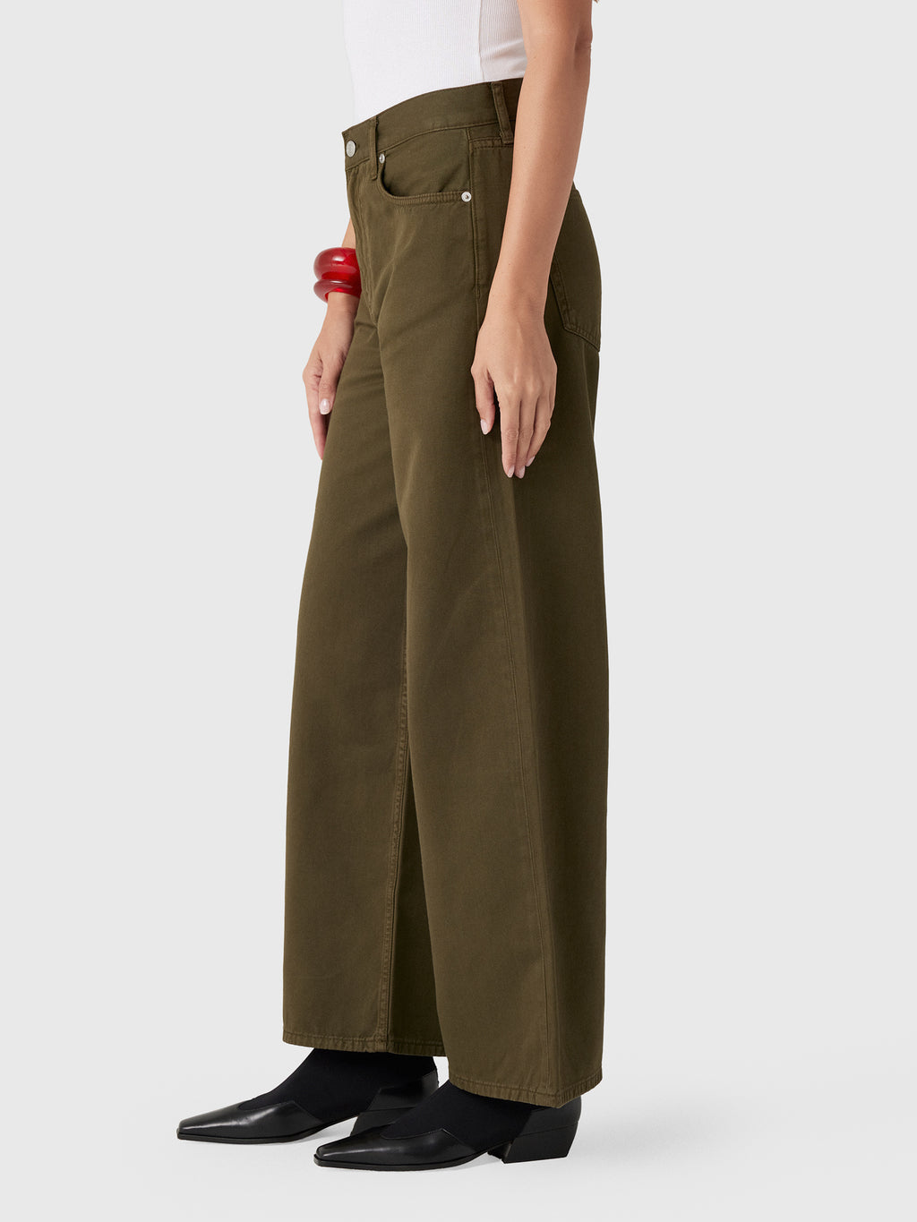 Jenni Kayne Women's Off-Duty Baggy Jean - Saint Bernard