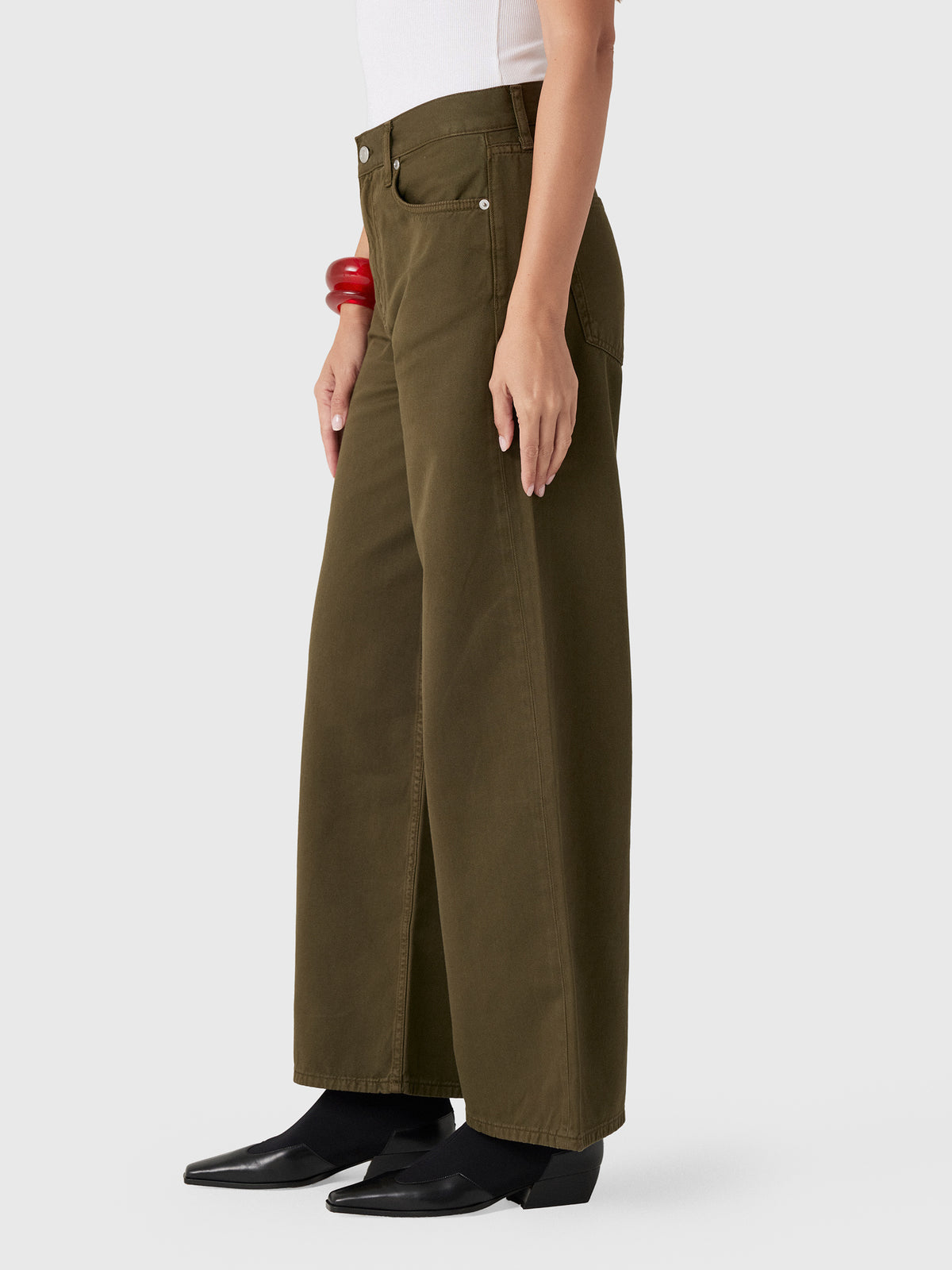 Jenni Kayne Women's Off-Duty Baggy Jean - Saint Bernard