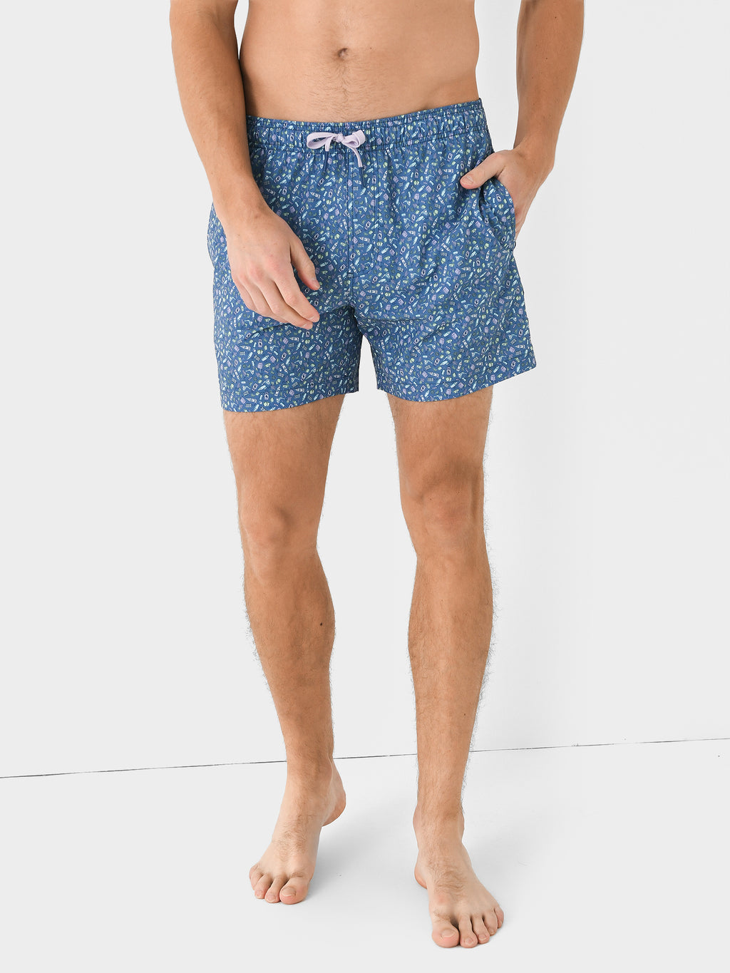 Southern Tide Men's Dazed And Transfused Swim Trunk - Saint Bernard