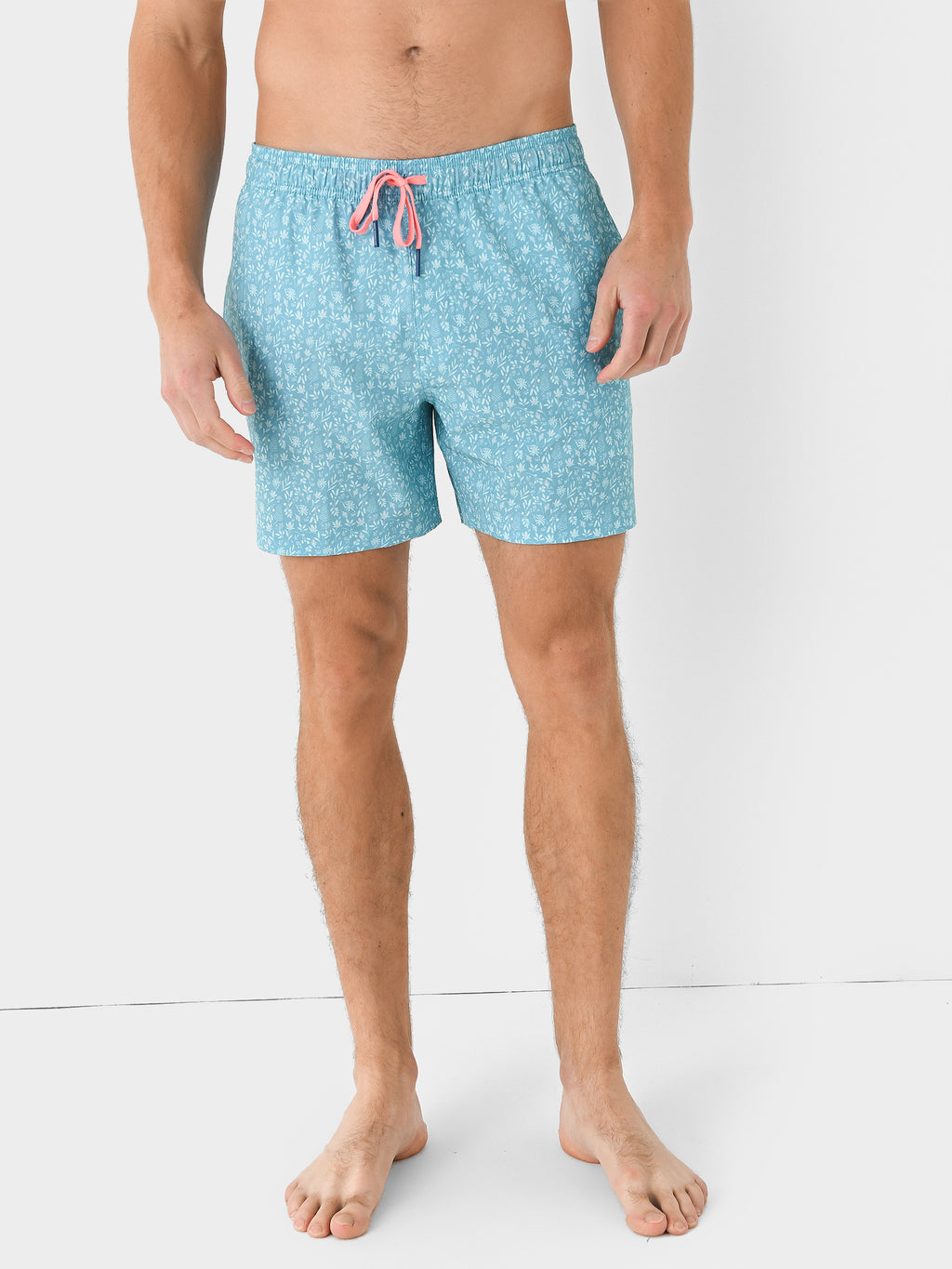 Southern Tide Men's Ditzy Floral Swim Trunk - Saint Bernard