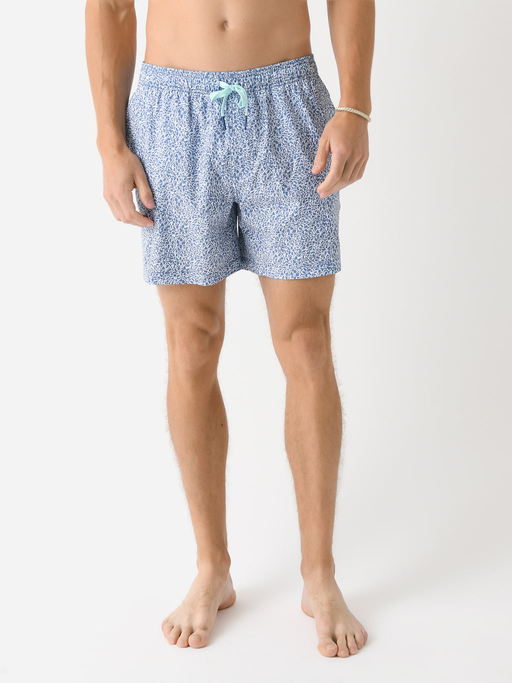 Southern Tide Men's That Floral Feeling Swim Trunk - Saint Bernard