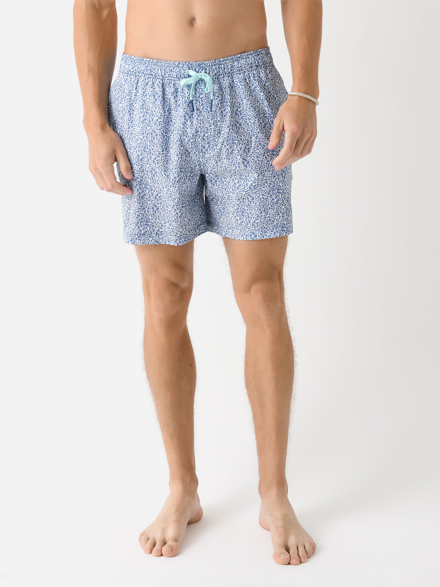 Southern Tide Men's That Floral Feeling Swim Trunk - Saint Bernard