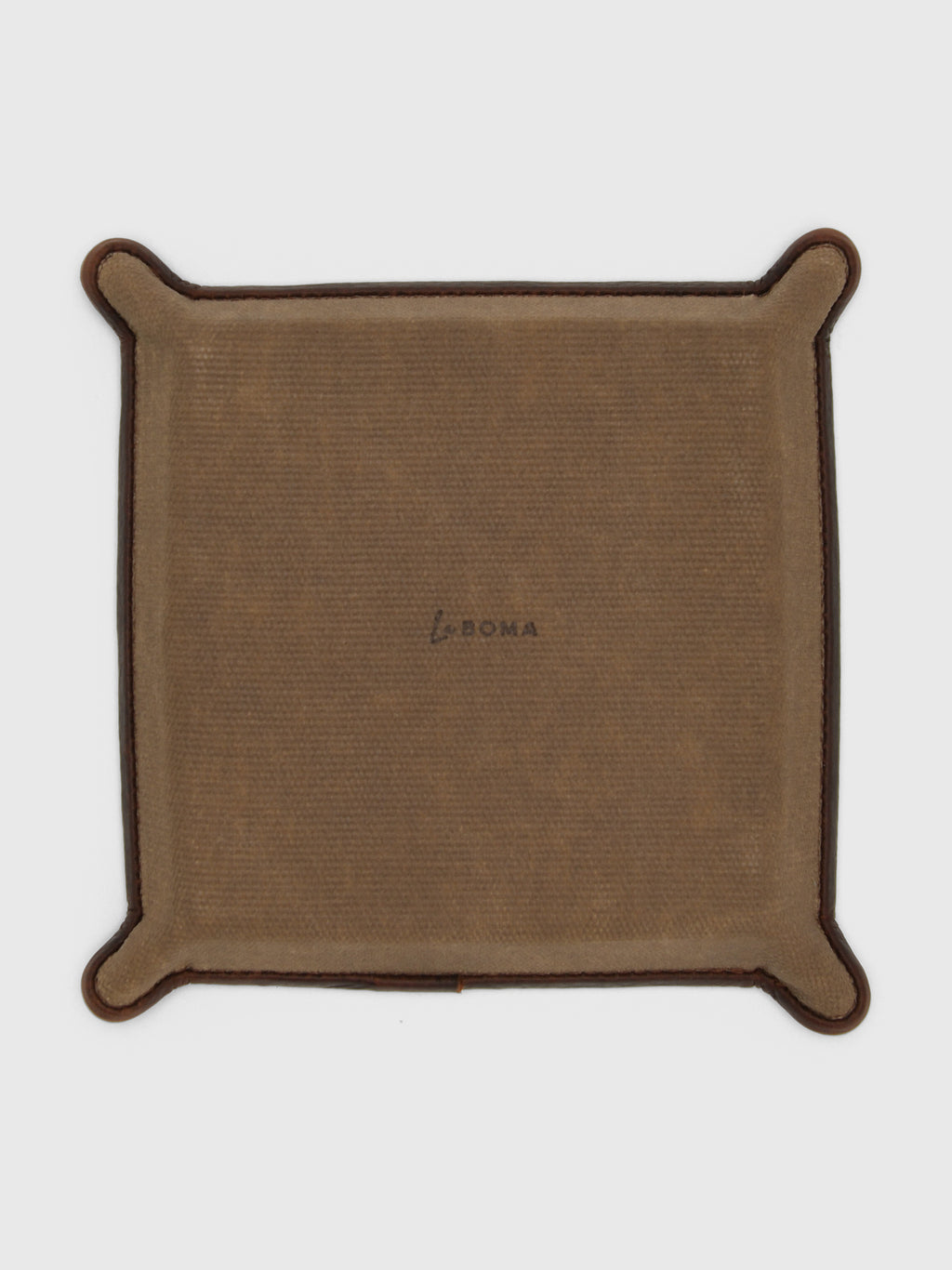 La Boma Waxed Canvas Valet Tray - Saint Bernard