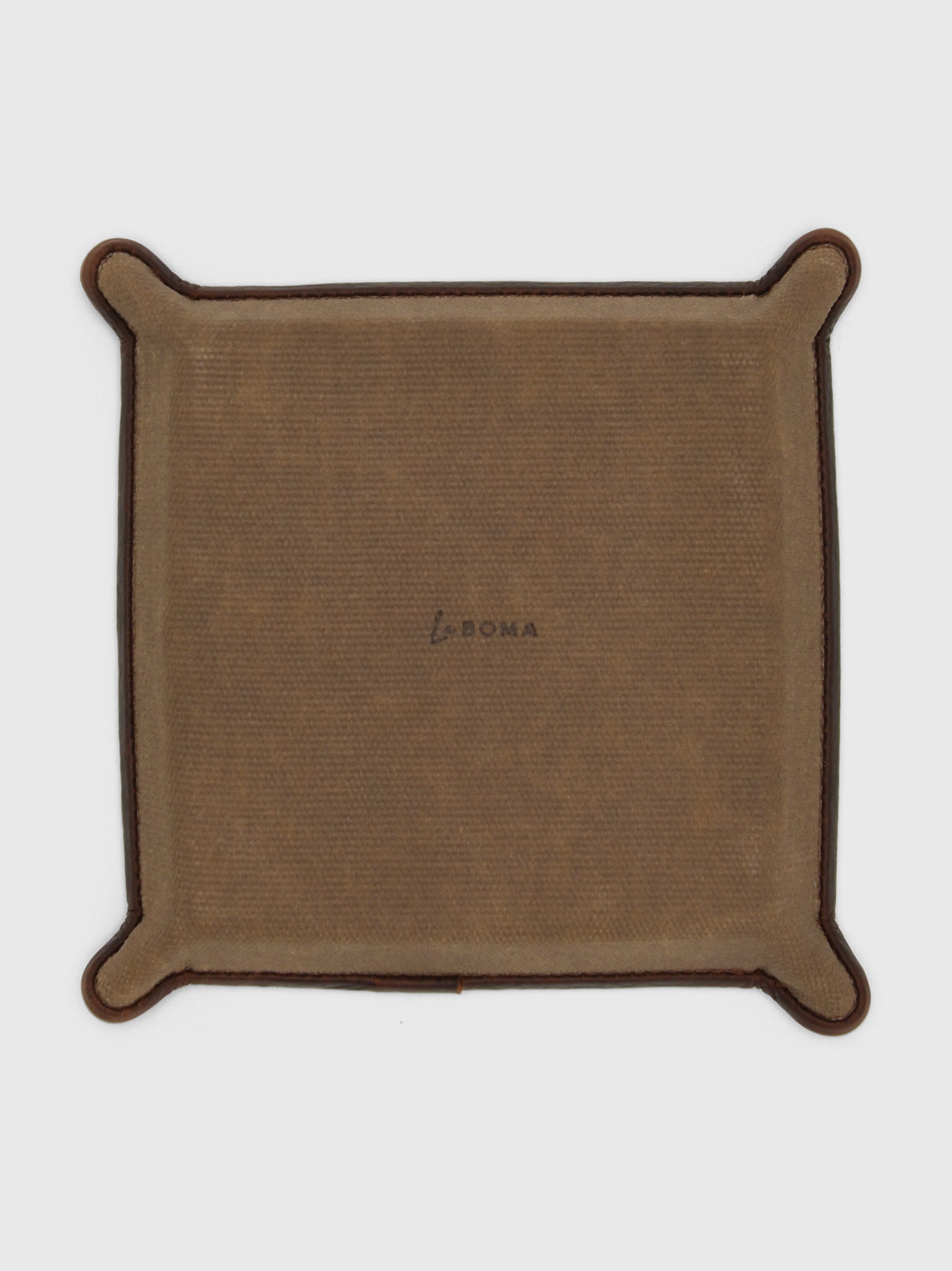 La Boma Waxed Canvas Valet Tray - Saint Bernard