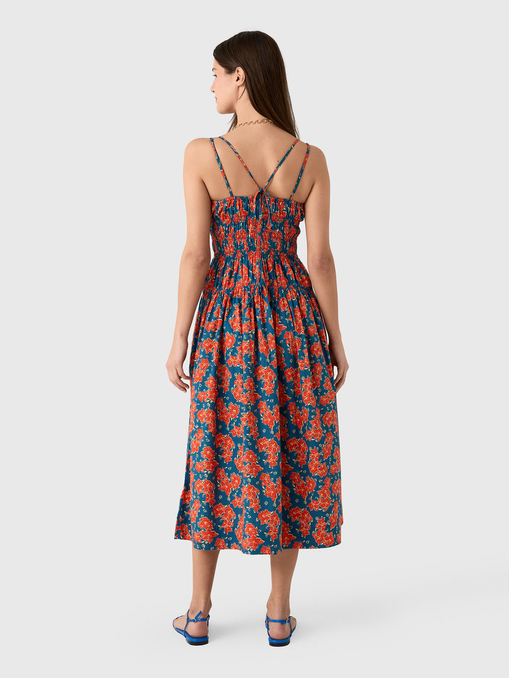 Ciao Lucia Women's Volta Cotton Shirting Dress - Saint Bernard