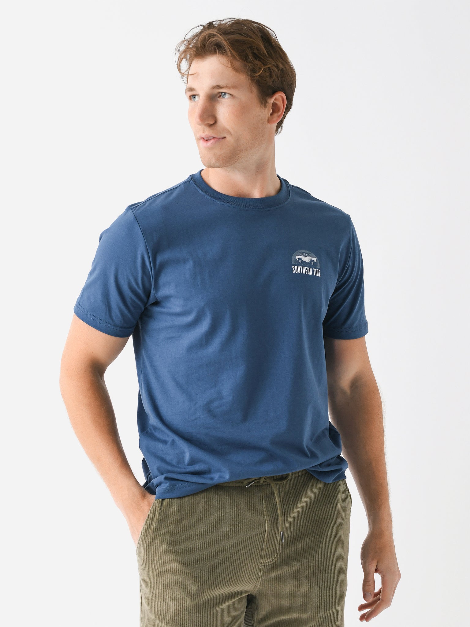 Southern Tide Men's Catch Me on the Coast Short Sleeve T-Shirt - Saint Bernard