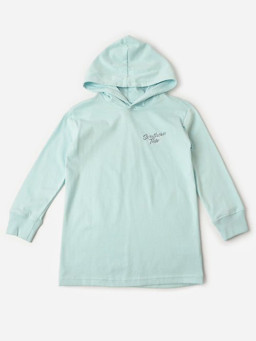 Southern Tide Boys' Letterpress Skipjack Long Sleeve Hoodie T-Shirt
