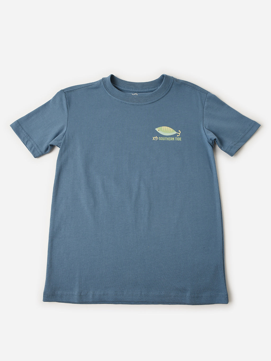 Southern Tide Boys' Skipjack Lure Fill Short Sleeve T-Shirt - Saint Bernard