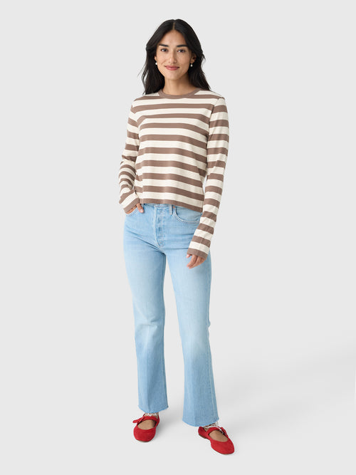 Mother Women's The Tripper Flood Fray Jean