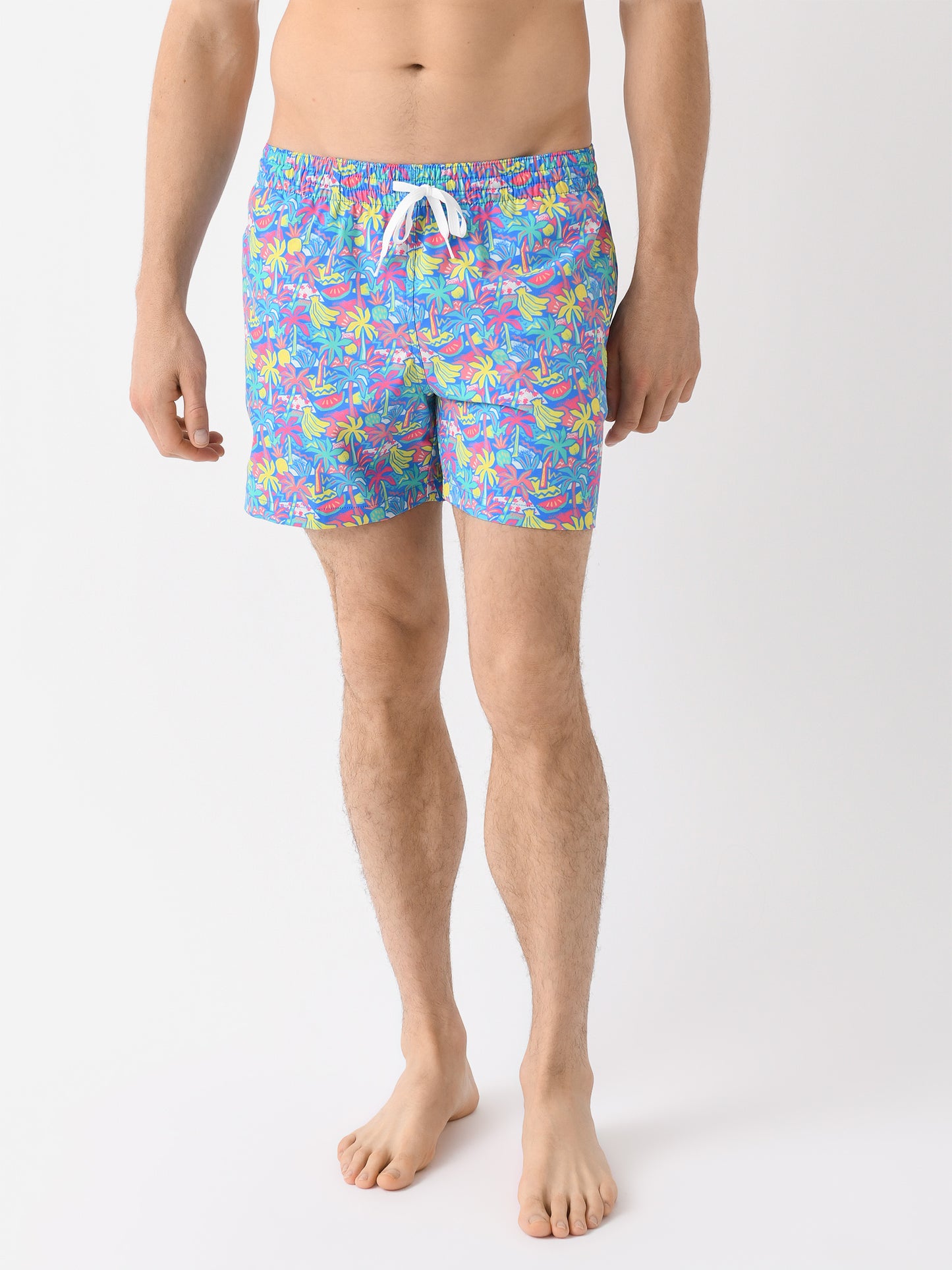 Chubbies Men's The Tropical Bunches 5.5" Swim Trunk - Saint Bernard