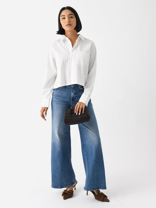 Mother Women's The Ditcher Roller Zip Skimp Jean