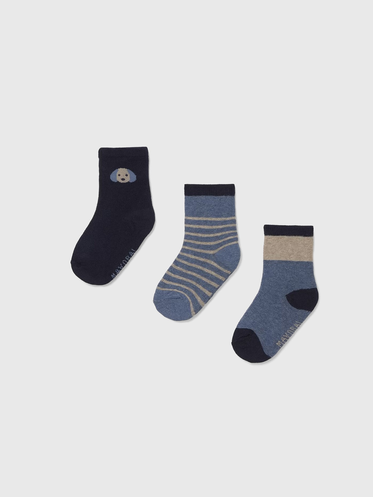 Mayoral Baby Boys' 3-Pack Socks - Saint Bernard
