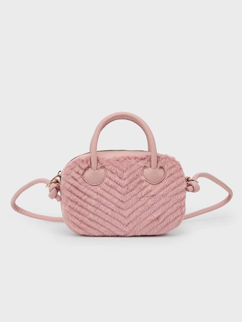Mayoral Girls' Faux Fur Handbag - Saint Bernard