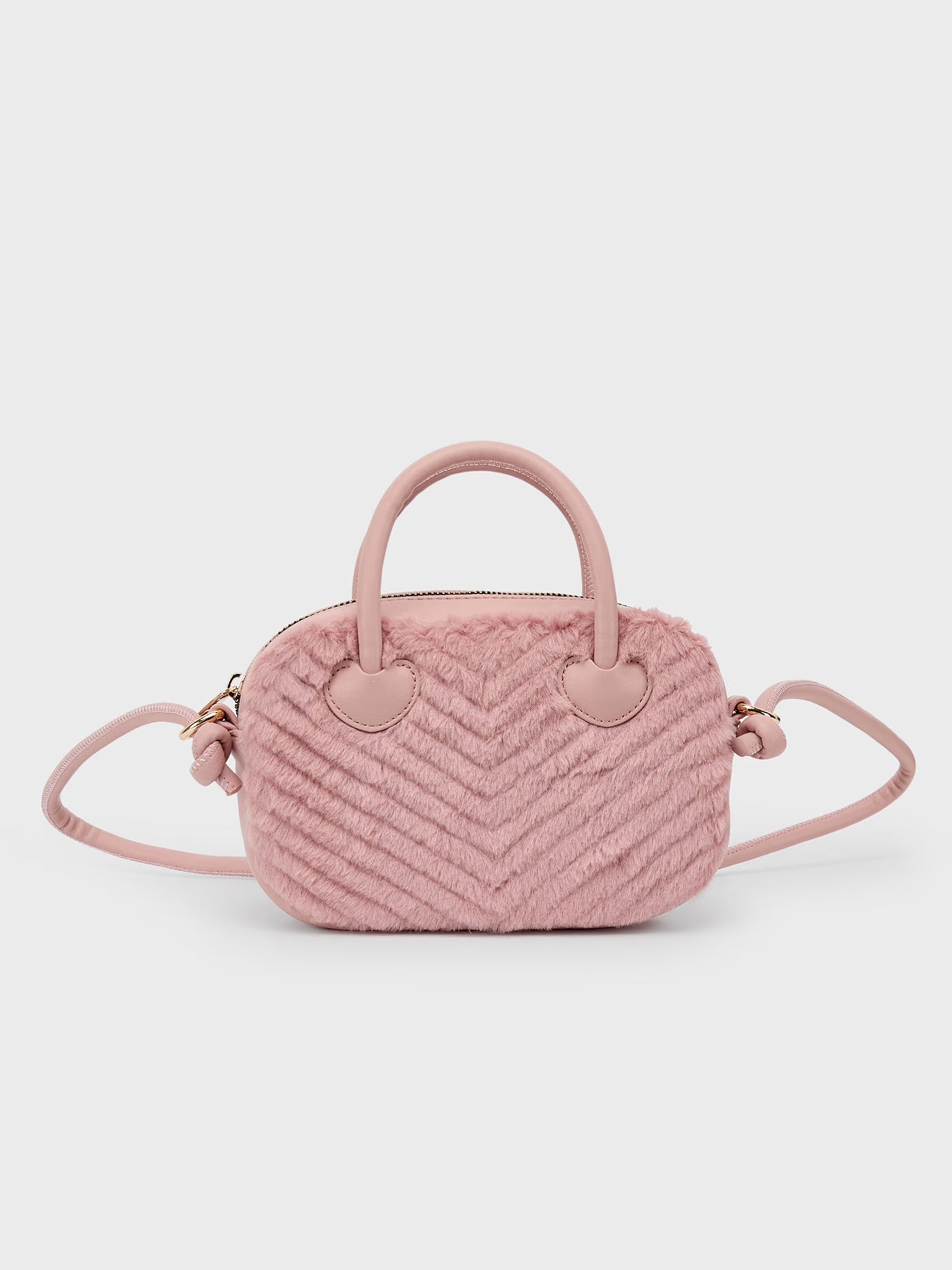 Mayoral Girls' Faux Fur Handbag - Saint Bernard