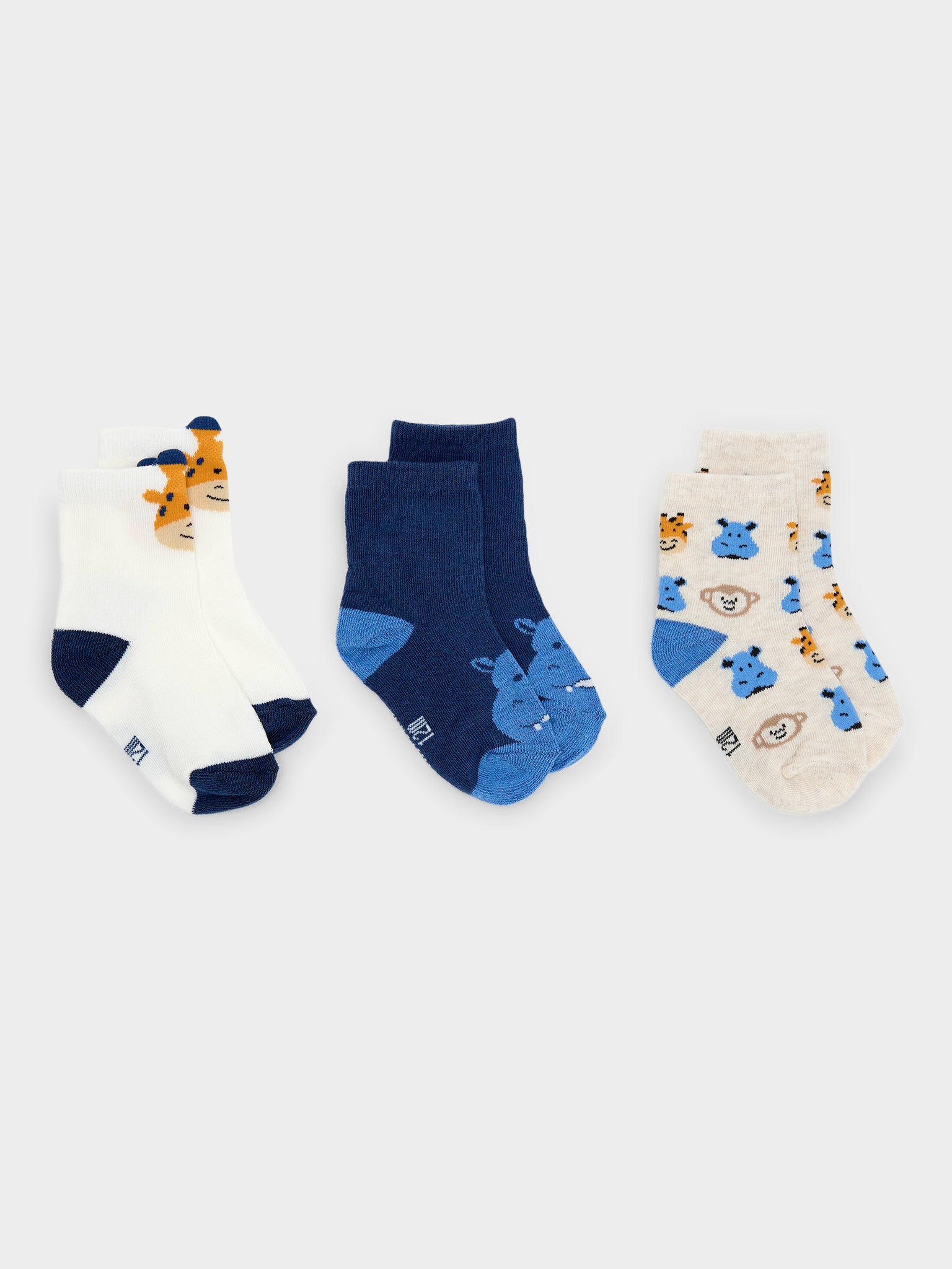 Mayoral Baby Boys' 3-Pack Socks - Saint Bernard