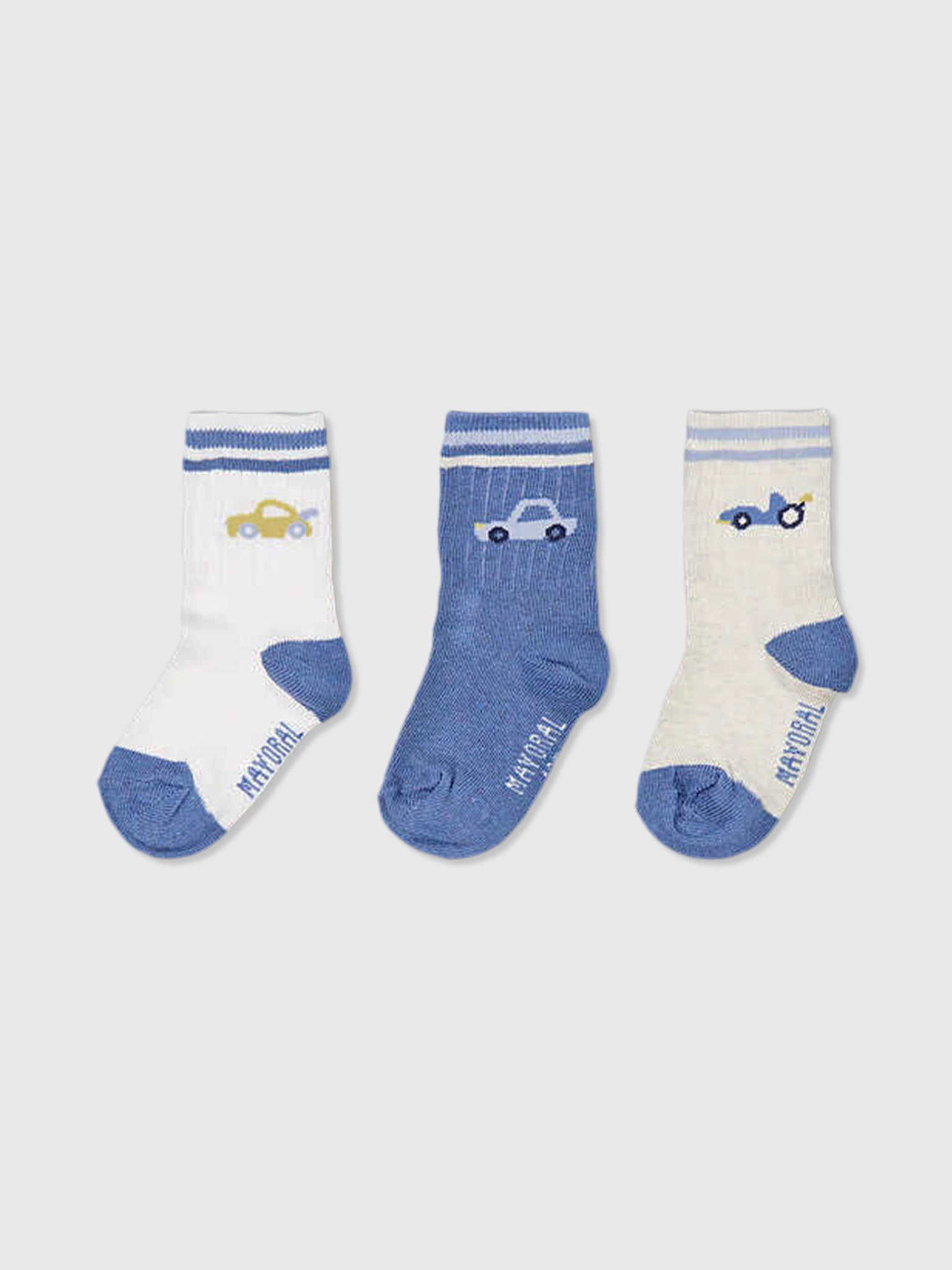 Mayoral Baby Boys' 3-Pack Stripe Socks