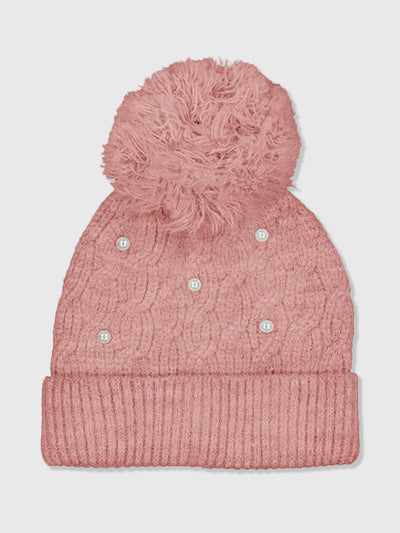 Mayoral Girls' Pearl Knit Hat - Saint Bernard