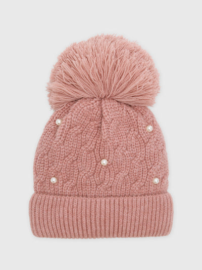 Mayoral Girls' Pearl Knit Hat - Saint Bernard