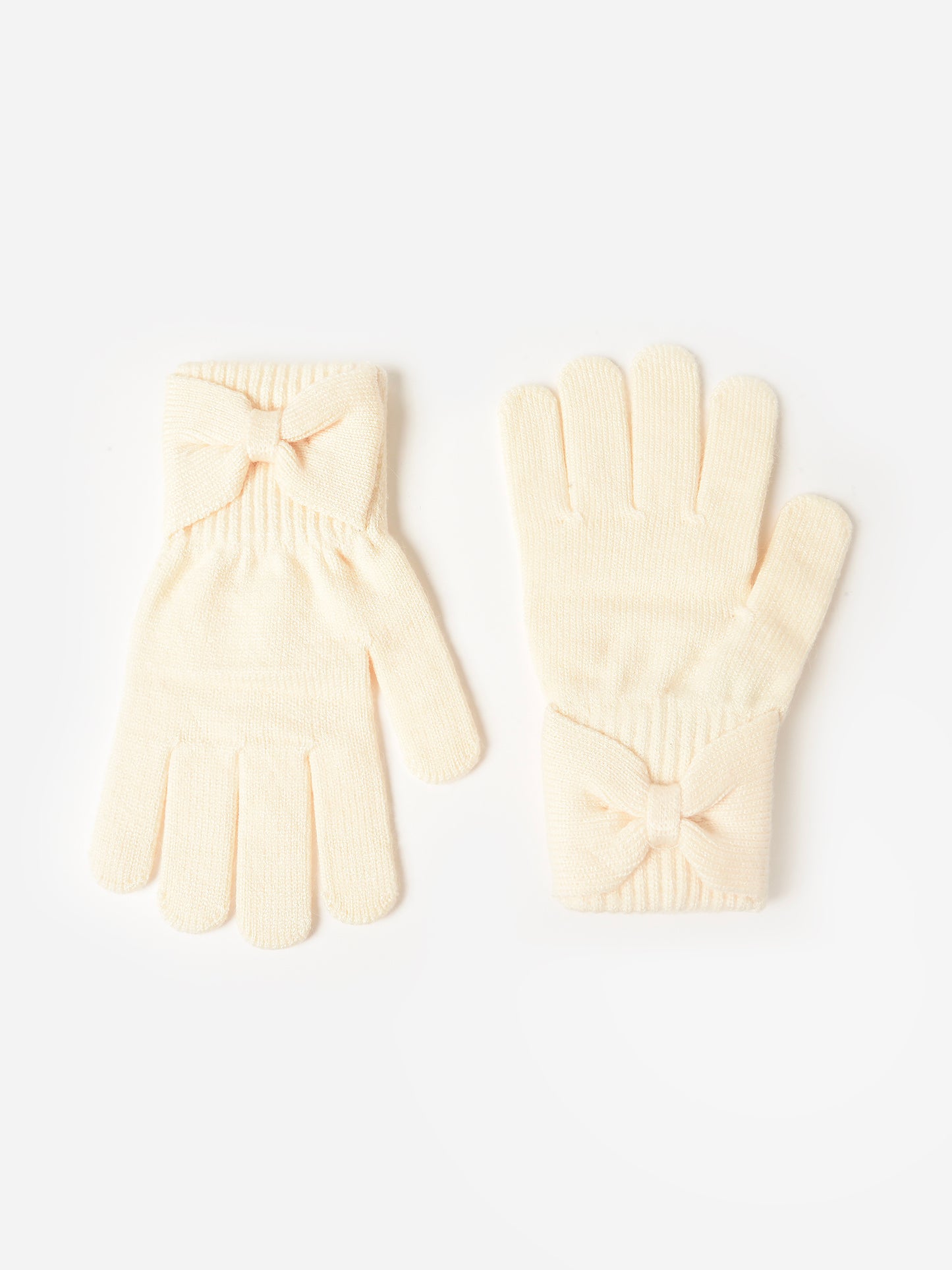 Mayoral Girls' Bow Knit Glove