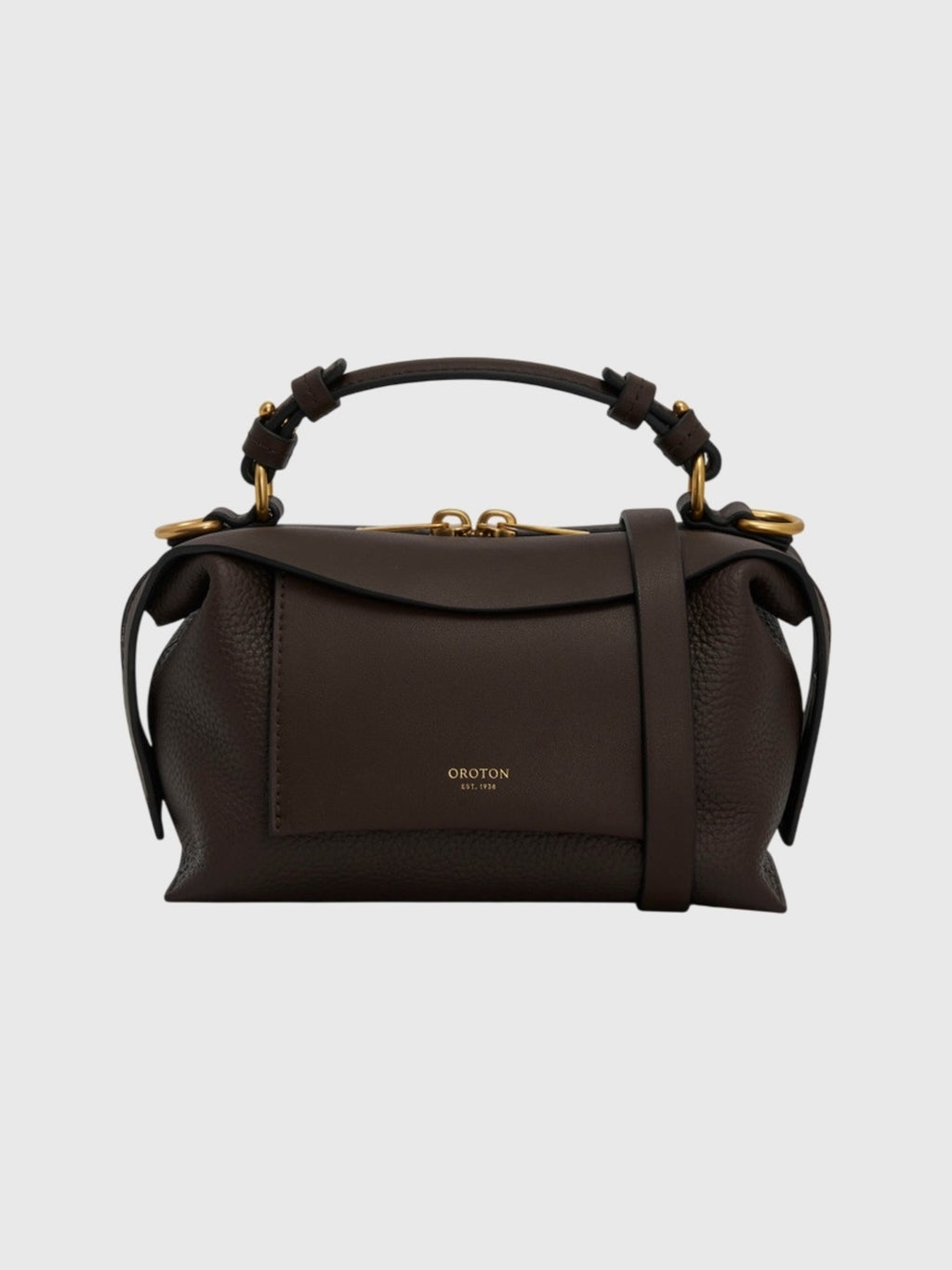Oroton Mica Mini Bowler Bag - Saint Bernard