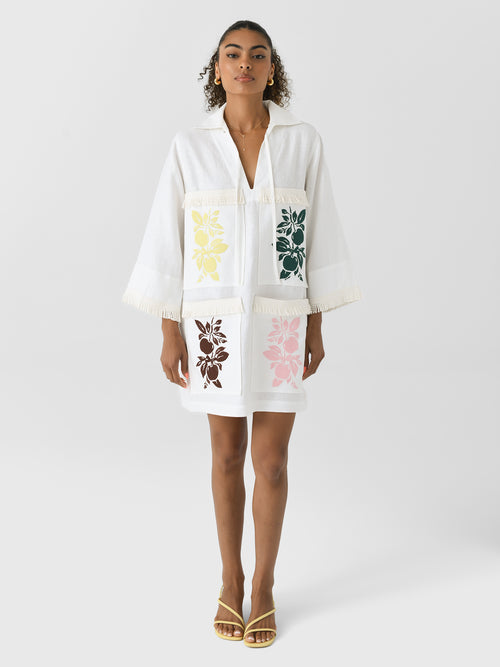 Oroton Women's Embroidered Tunic Dress