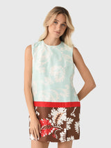 Oroton Women's Cabana Floral Mini Dress - Saint Bernard