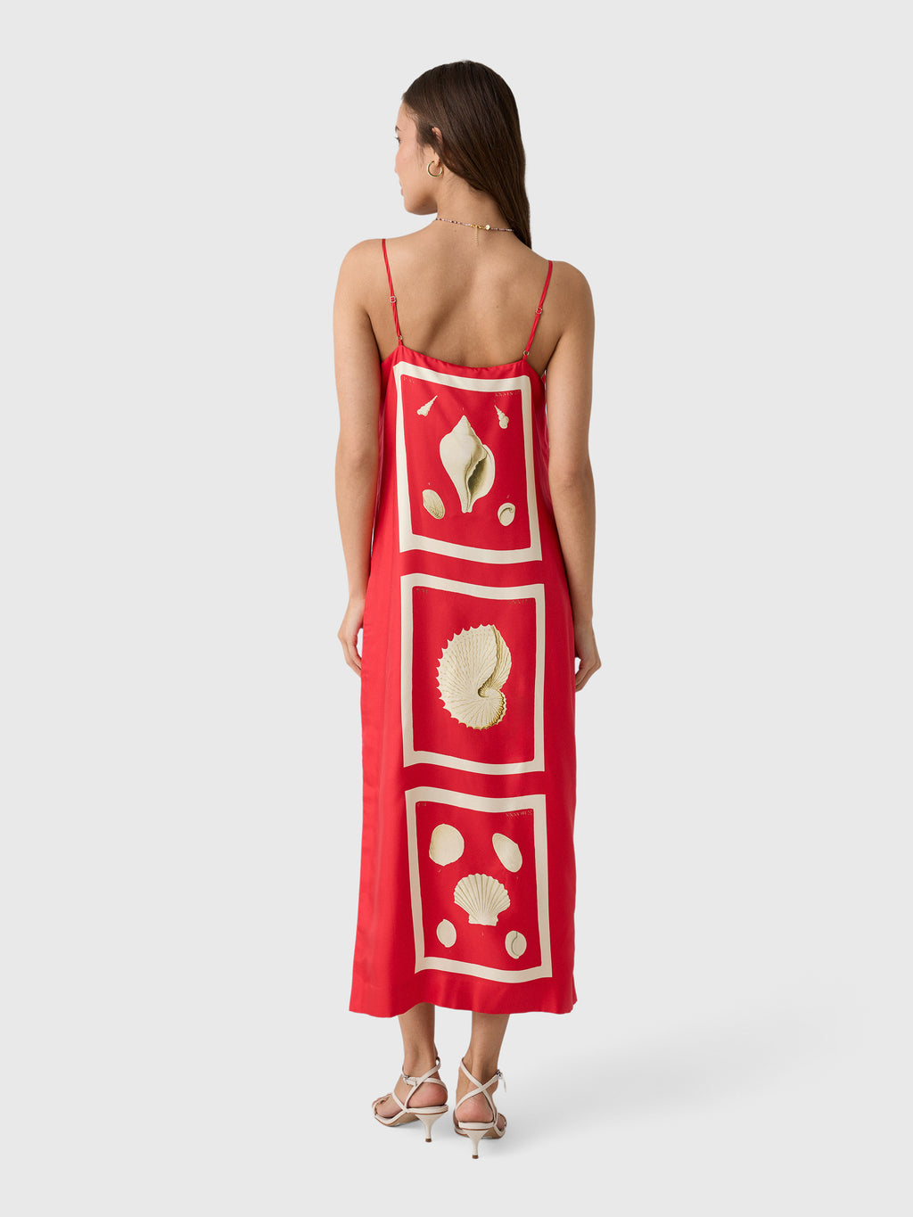 Oroton Women's Graphic Shell Dress - Saint Bernard