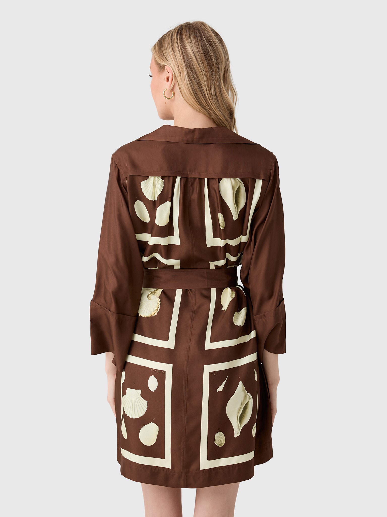 Oroton Women's Graphic Shell Tunic Dress - Saint Bernard