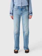 Mother Women's The Mid Rise Rambler Zip Skimp Jean - Saint Bernard