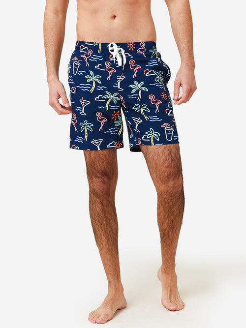 Chubbies Men's The Neon Lights 7" Swim Trunk