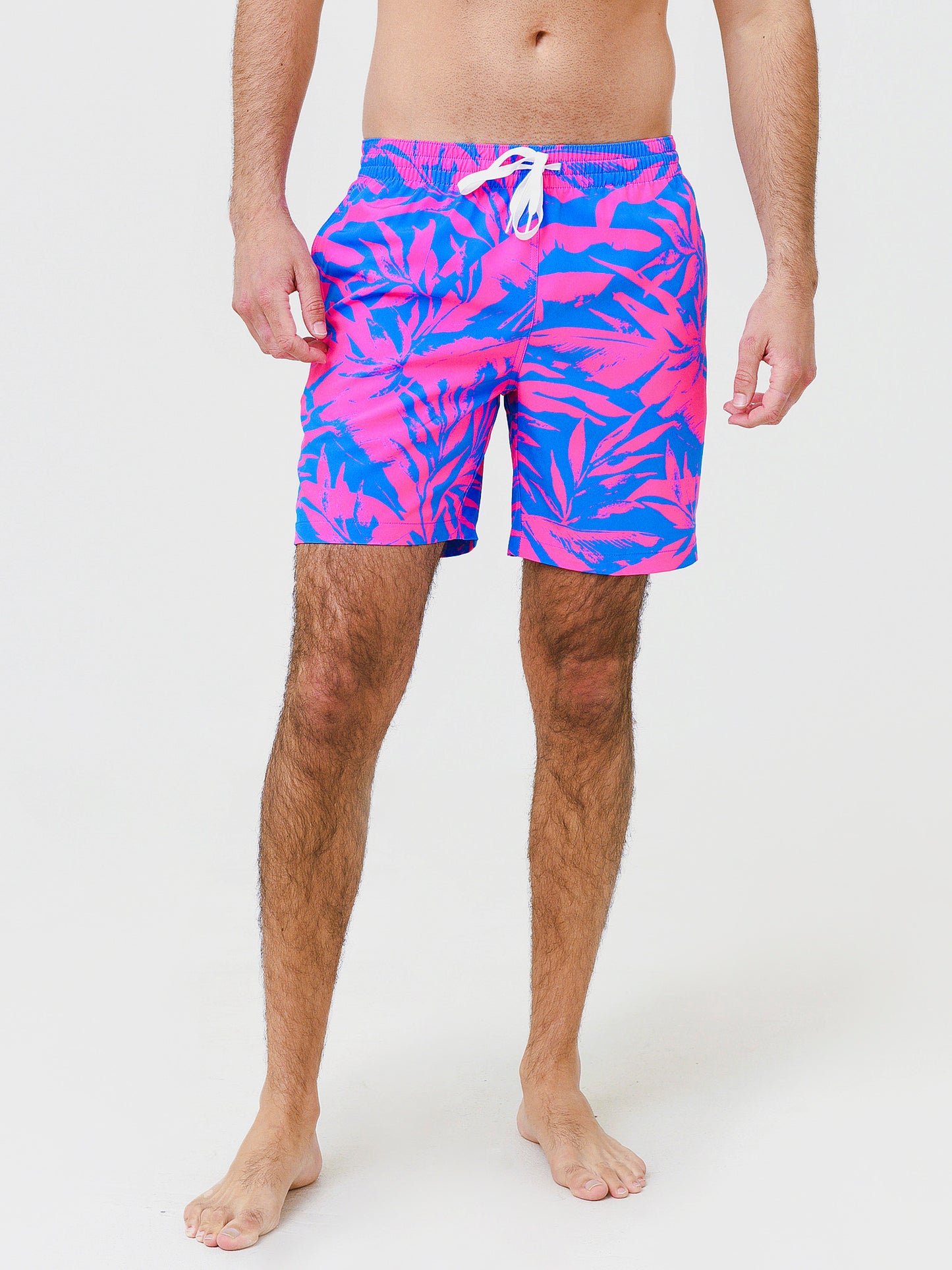 Chubbies Men's The Palm Springers 7" Swim Trunk - Saint Bernard