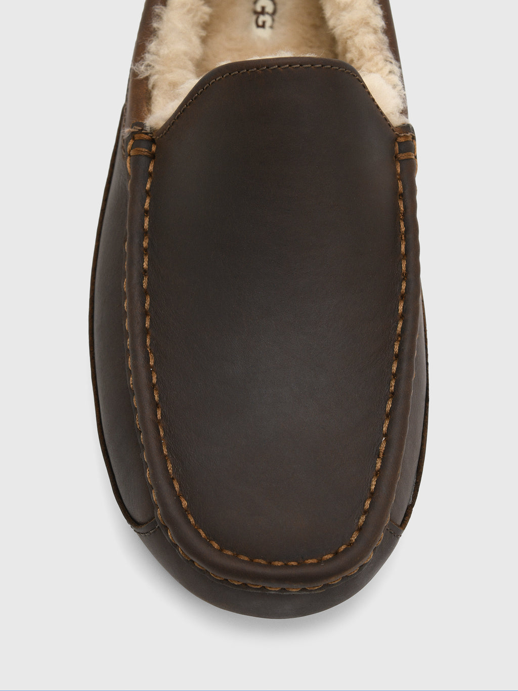 UGG Men's Ascot Matte Leather Slipper - Saint Bernard