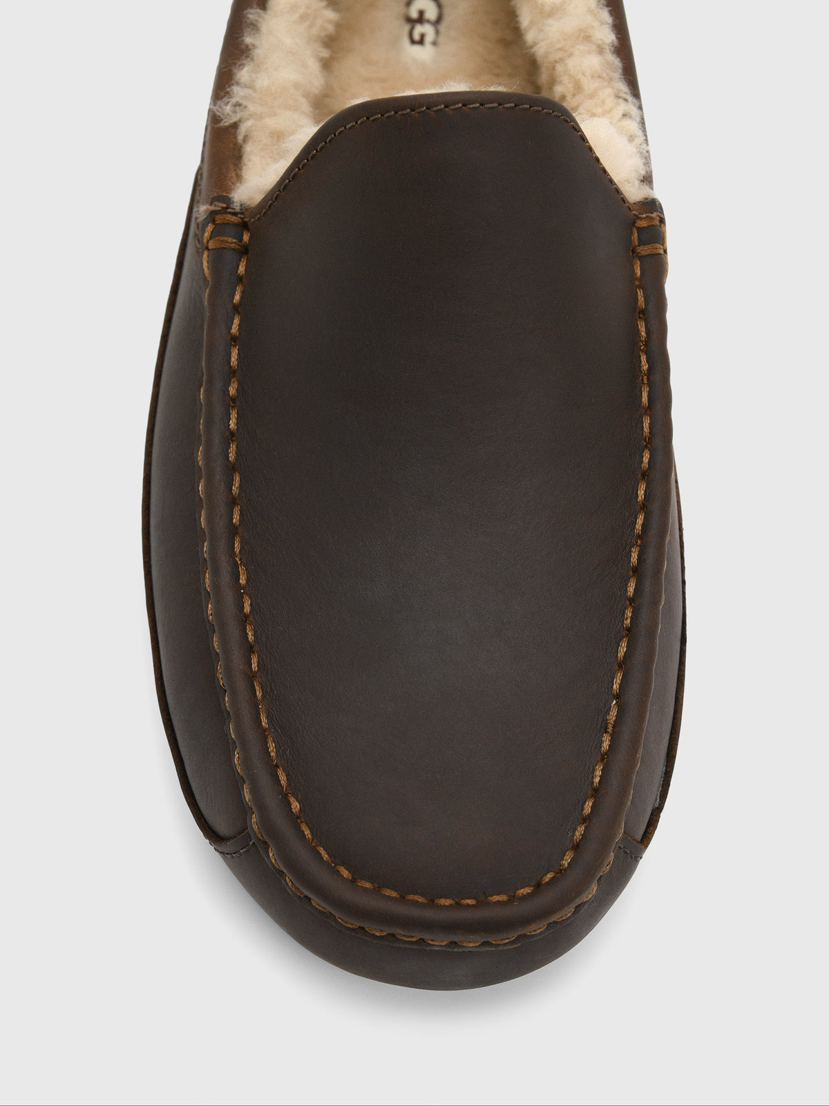 UGG Men's Ascot Matte Leather Slipper - Saint Bernard