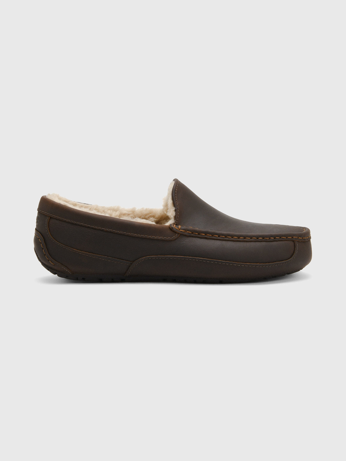 UGG Men's Ascot Matte Leather Slipper - Saint Bernard