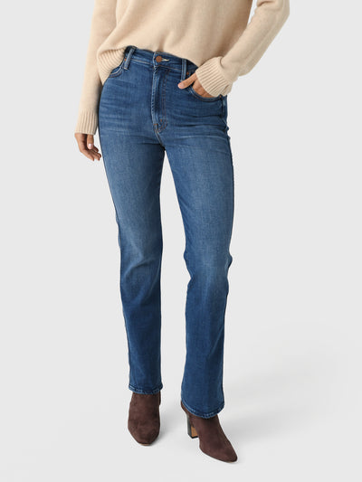 Mother Women's The Mid Rise Smokin' Double Flood Jean - Saint Bernard