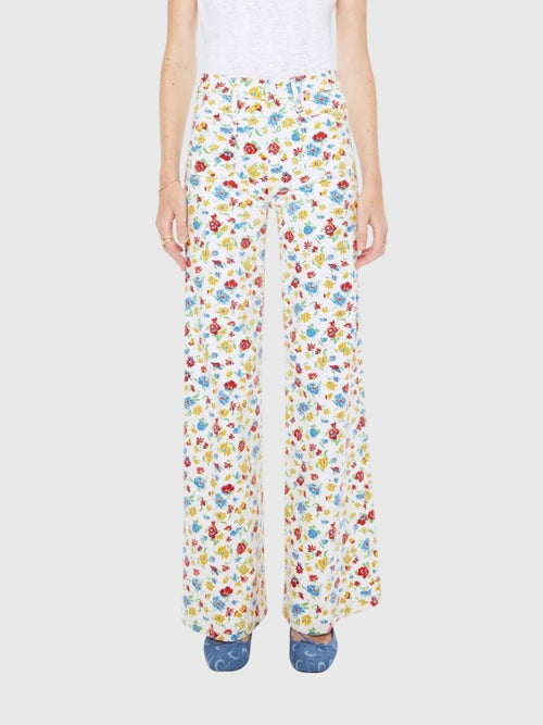 Mother Women's The Hustler Roller Patch Pocket Sneak Jean