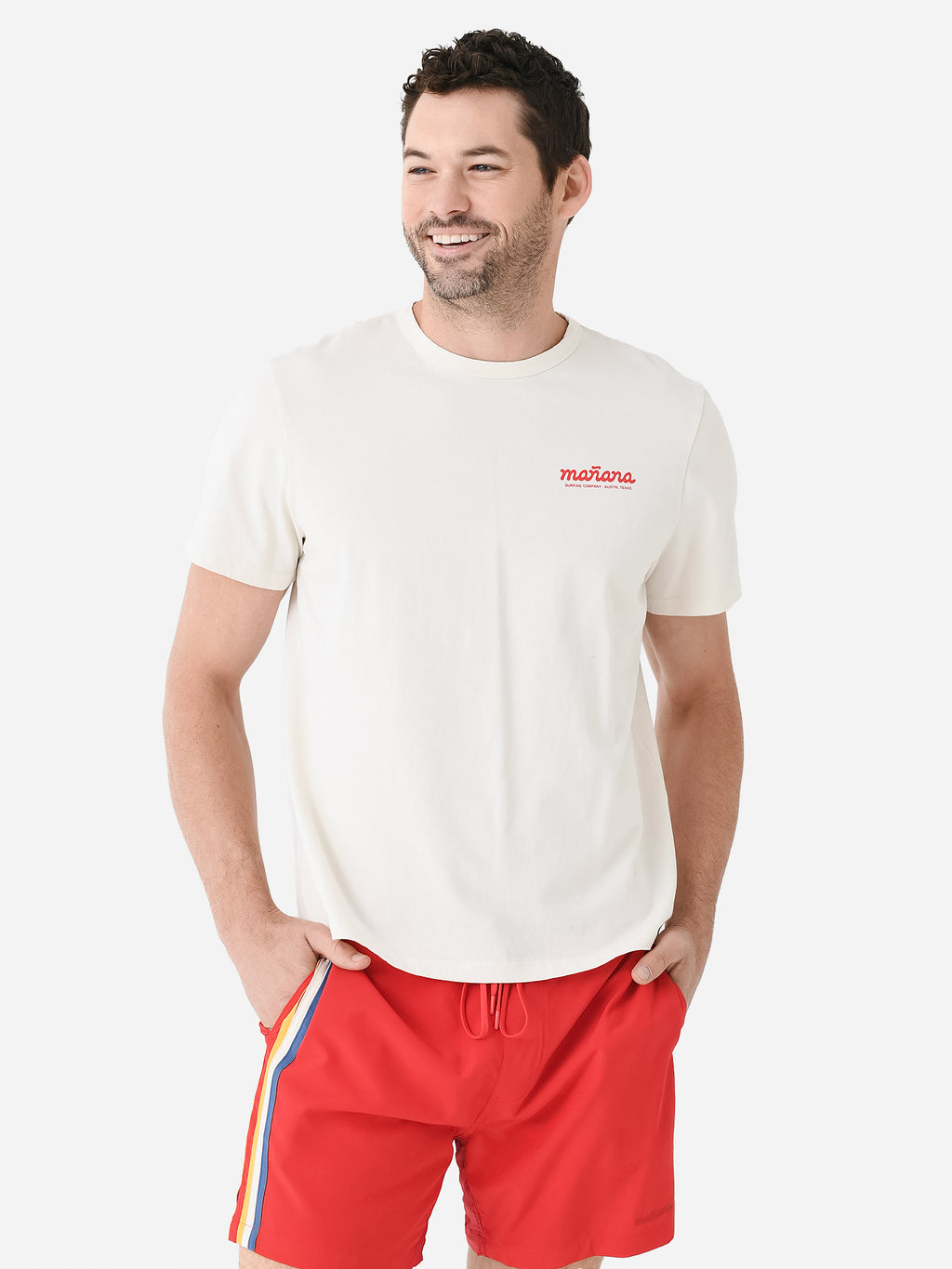 Mañana Men's ATX Surfing Co. Tee - Saint Bernard