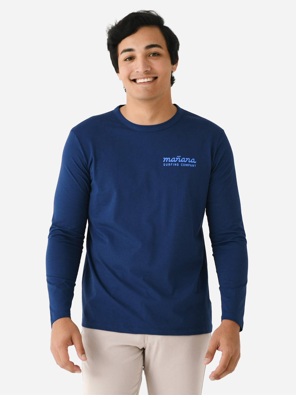 Mañana Men's Surfing Company Long Sleeve Tee - Saint Bernard