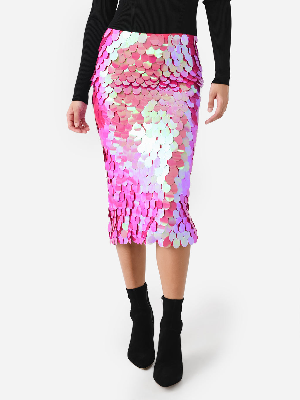 Rotate Women's Sequin Pencil Skirt - Saint Bernard