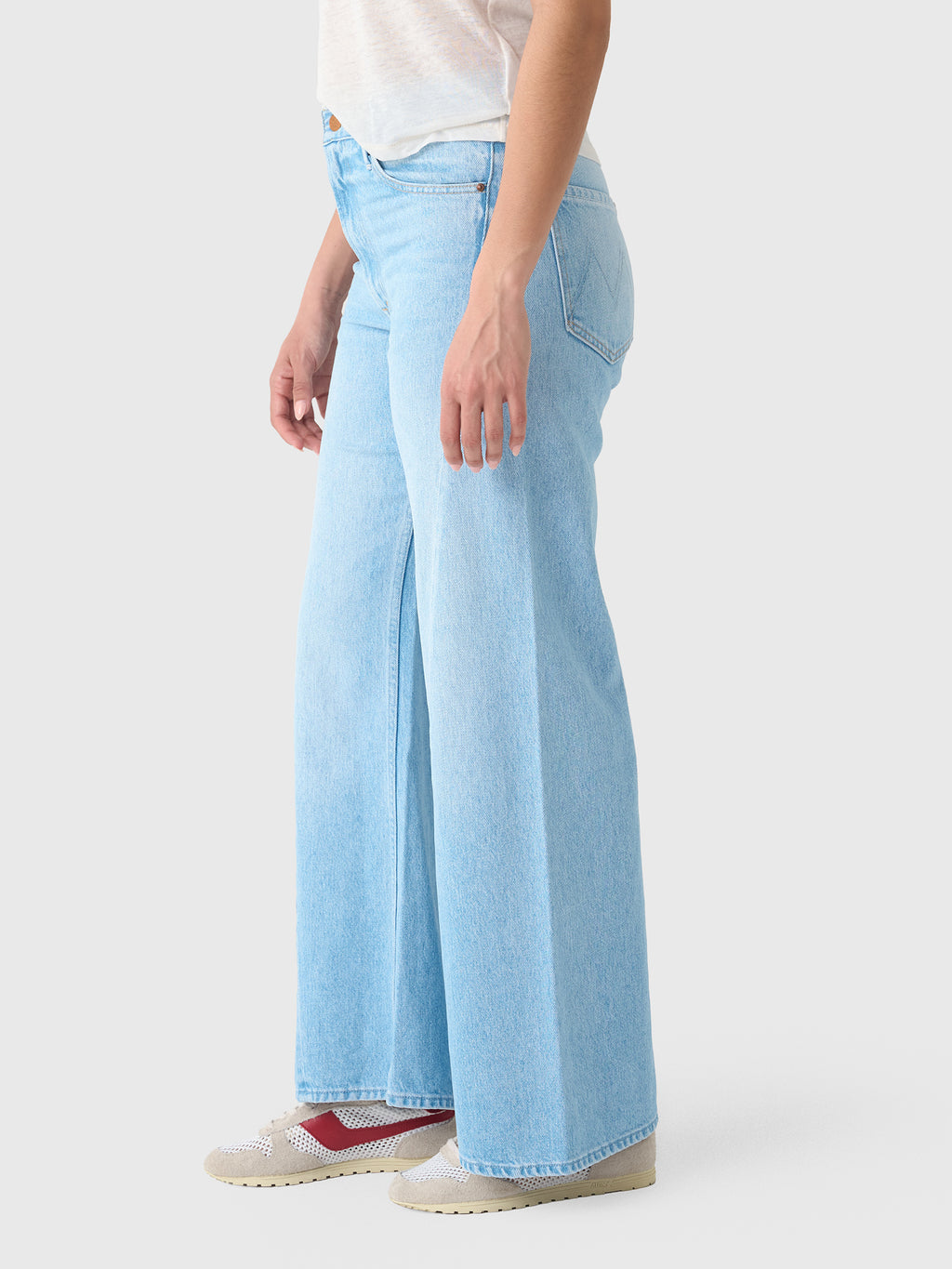 Mother Women's The Lemon Twist Sneak Jean - Saint Bernard