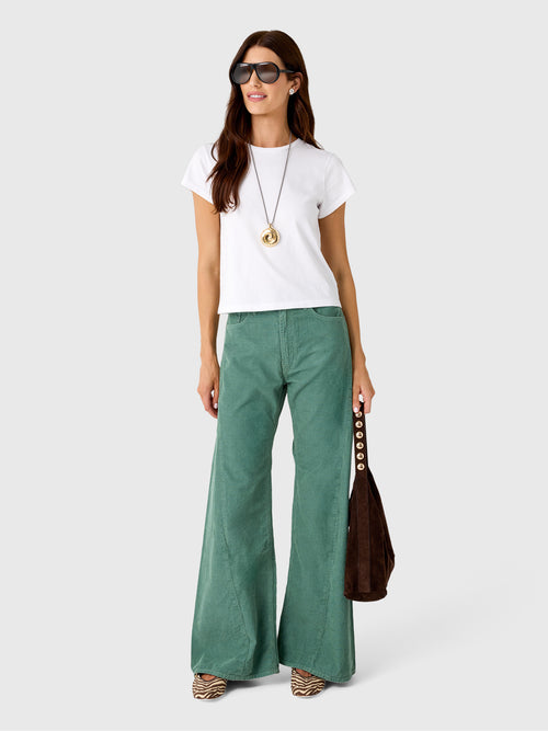 Mother Women's The Lemon Twist Sneak Jean - Saint Bernard